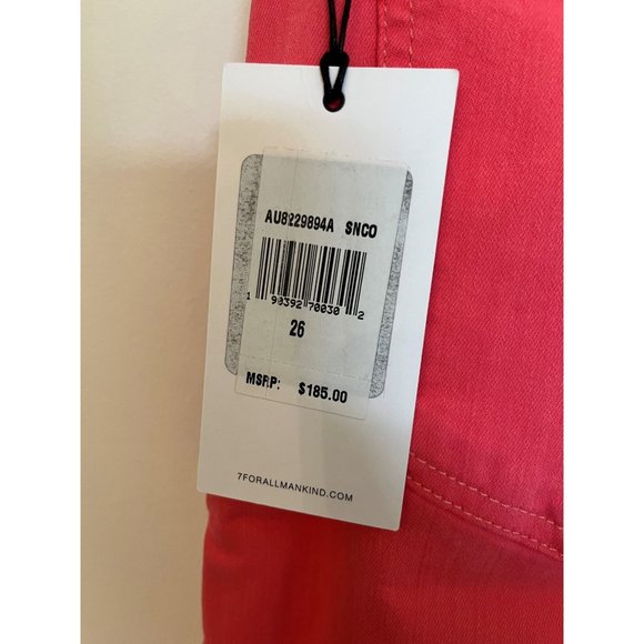 NEW 7 For All Mankind Womens/Juniors Size 26 Super Skinny Jeans NWT - Picture 4 of 9